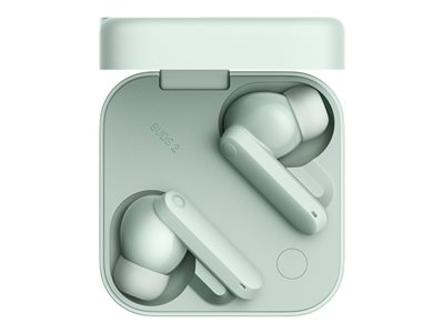CMF Buds 2 - Écouteurs sans fil avec micro - embout auriculaire - Bluetooth - Suppresseur de bruit actif - vert clair