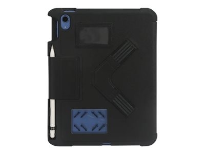 NutKase NK - Flip cover voor tablet - versterkt thermoplastisch polyurethaan (PTU) - zwart - 10.9" - voor Apple 10.9-inch iPad (10de generatie); iPad (A16)