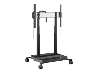 Optoma RISE 5308 - Chariot - levage motorisé - pour écran plat - avec anti-collision - noir - Taille d'écran : 55"-86"