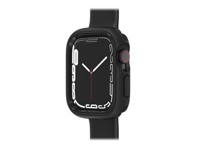 OtterBox EXO EDGE - Pare-chocs pour montre intelligente - polycarbonate, TPE - noir - pour Apple Watch (45 mm)