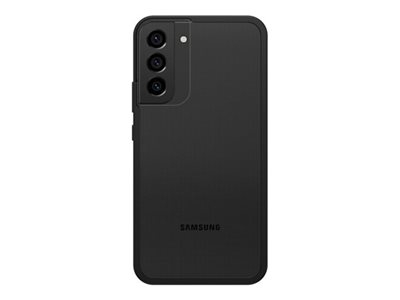 OtterBox React Series - Coque de protection pour téléphone portable - polycarbonate, élastomère thermoplastique (TPE) - clair, cristal noir - pour Samsung Galaxy S22+