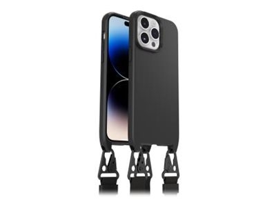 OtterBox React Series - Coque de protection pour téléphone portable - collier - compatibilité avec MagSafe - plastique - noir - pour Apple iPhone 14 Pro Max