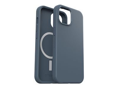 OtterBox Symmetry Series - Achterzijde behuizing voor mobiele telefoon - geschikt voor MagSafe - polycarbonaat, synthetisch rubber, zilver fosfaatglas - ik blauw van jou (blauw) - voor Apple iPhone 15