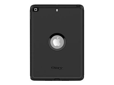 OtterBox Defender Series - Boîtier de protection pour tablette - polyester, polycarbonate, caoutchouc synthétique - noir - pour Apple 10.2-inch iPad (7ème génération, 8ème génération, 9ème génération)