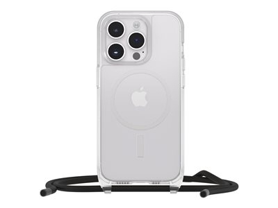 OtterBox React Series - Coque de protection pour téléphone portable - collier - compatibilité avec MagSafe - plastique - clair - pour Apple iPhone 14 Pro