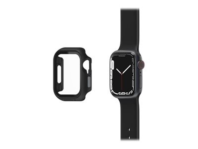 OtterBox Eclipse - Pare-chocs couvercle avant pour montre intelligente - avec protection d'écran - pavés (noir/gris) - pour Apple Watch Series 7 (GPS), Series 8 (GPS), Series 9 (GPS)
