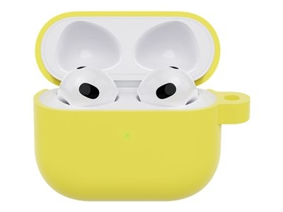 OtterBox - Étui pour écouteurs sans fil - toucher doux - polycarbonate, caoutchouc synthétique - lemondrop (jaune) - pour Apple AirPods (3ème génération)