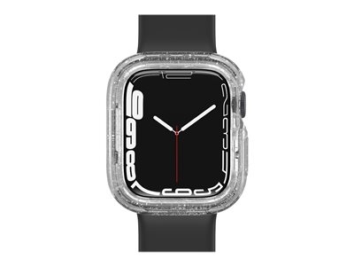 OtterBox EXO EDGE - Pare-chocs pour montre intelligente - polycarbonate, TPE - stardust (paillettes transparentes) - pour Apple Watch (41 mm)
