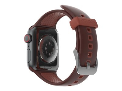 OtterBox All Day Comfort - Bracelet pour montre intelligente - rouge brique - pour Apple Watch SE, Series 10, Series 4, Series 5, Series 6, Series 7, Series 8, Series 9