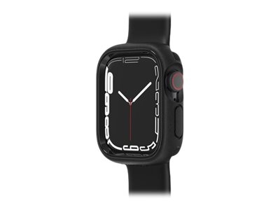 OtterBox EXO EDGE - Pare-chocs pour montre intelligente - polycarbonate, TPE - noir - pour Apple Watch (41 mm)