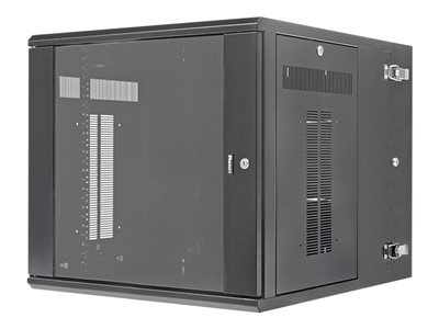 Panduit PanZone - Rack - armoire - montable sur mur - noir - 12U - 30"