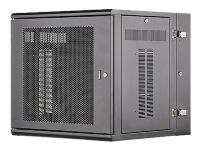 Panduit PanZone Wall Mount Cabinet - Armoire - montable sur mur - noir - 12U