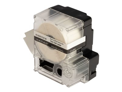 Panduit Turn-Tell - Vinyle - adhésif acrylique - 4,5 millièmes de pouce - blanc - 25.4 x 19.1 mm 175 étiquette(s) (1 rouleau(x) x 175 étiquettes