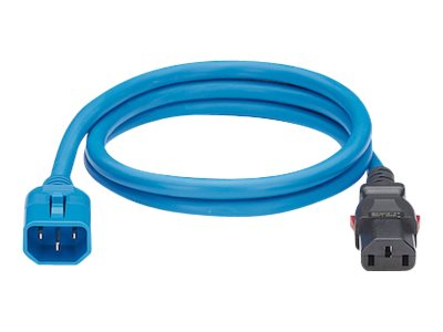 Panduit SmartZone G5 - Câble d'alimentation - IEC 60320 C14 verrouillage pour power IEC 60320 C13 verrouillage - CA 250 V - 10 A - 1.2 m - bleu - pour P/N: P36G34M