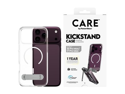 PGC Kickstand Case Transparent White Mag