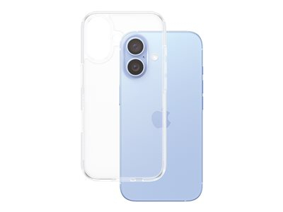 PanzerGlass HardCase - Coque de protection pour téléphone portable - polycarbonate, polyuréthanne thermoplastique (TPU) - transparent - pour Apple iPhone 16