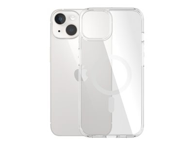 PanzerGlass HardCase - Clear Edition - coque de protection pour téléphone portable - compatibilité avec MagSafe - plastique recyclé - transparent - pour Apple iPhone 14