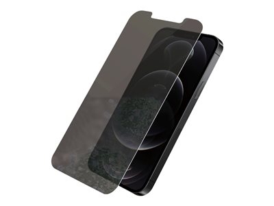 PanzerGlass Standard Fit - Protection d'écran pour téléphone portable - verre - avec filtre de confidentialité - 6.1" - limpide - pour Apple iPhone 12, 12 Pro
