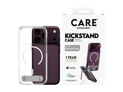 PGC Kickstand Case Transparent White Mag