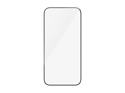 PanzerGlass - Protection d'écran pour téléphone portable - coupe ultra-large - verre - couleur de cadre noir - pour Apple iPhone 15 Plus, 16 Plus