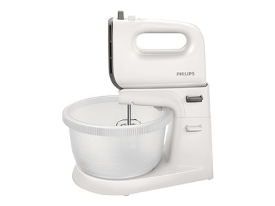 Philips Viva Collection HR3745 - Batteur - 3 litres - 450 Watt - blanc/gris cachemire