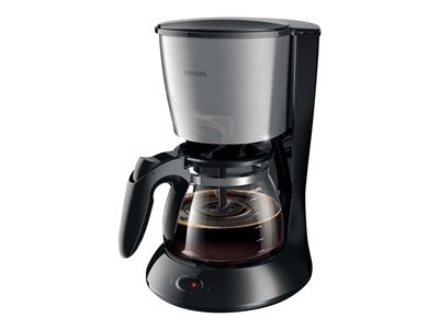 Philips Daily Collection HD7462 - Cafetière - 15 tasses - inox/noir