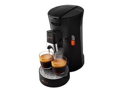 Philips Senseo Select CSA240 - Machine à café - 1 bar - noir profond