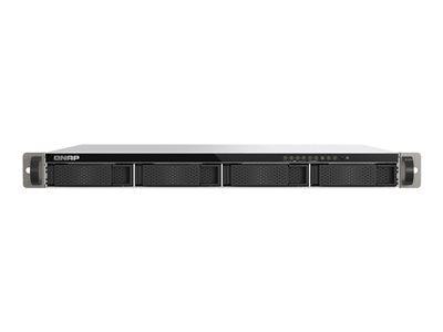 1U 4-BAY 3.5+2XE1.S RACKMOUNT NAS INTEL 4-CORE CPU 8GBDDR5 SODIMM RAM (MAX 1X 16GB) 2X 2.5GBE 1 X PCIE GEN3X2 SLOT 3 X USB2.0 1 X USB3.2 GEN2 1 X 250W