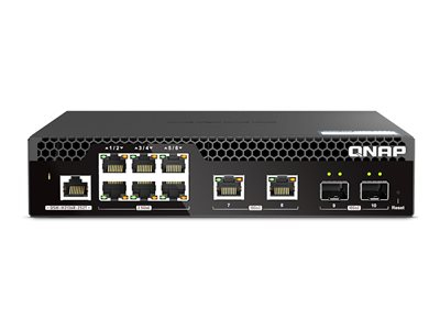 QNAP Web Managed Series - Commutateur - demi-largeur, couche 2 - Géré - Montable sur rack