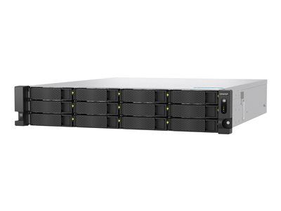 QNAP TS-H1277AXU-RP - Serveur NAS - 12 Baies - rack-montable - SATA 6Gb/s - RAID 0, 1, 5, 6, 10, 50, 60, JBOD - RAM 16 Go - 2.5 Gigabit Ethernet / 10 Gigabit Ethernet - iSCSI support - 2U