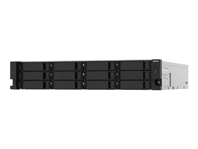 QNAP TS-1232PXU-RP - Serveur NAS - 12 Baies - rack-montable - SATA 6Gb/s - RAID 0, 1, 5, 6, 10, 50, 60, JBOD - RAM 4 Go - Gigabit Ethernet / 2.5 Gigabit Ethernet / 10 Gigabit Ethernet - iSCSI support - 2U