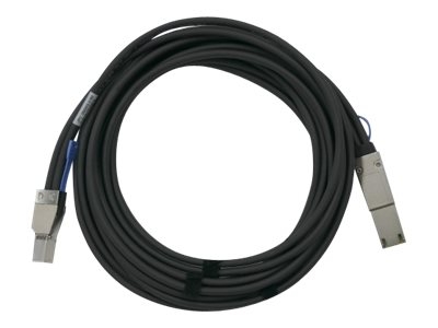 QNAP - Câble externe SAS - SAS 6Gbit/s - 36 pin 4x Mini SAS HD (SFF-8644) (M) pour 4x Mini SAS 26 broches (M) - 3 m - noir - pour P/N: QXP-820S-B3408