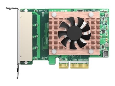 QNAP QXG-2G4T-I225 - Adaptateur réseau - PCIe 2.0 x4 profil bas - 2.5GBase-T x 4 - pour QNAP TDS-16489, 16489U R2, TS-1886, 251, 2888, h1277, h1283, h977, TVS-1672, 672, 872, 972