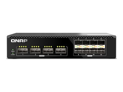 QNAP QSW-M7308R-4X - Switch - Beheerd - 4 x 100 Gigabit QSFP28 + 8 x 25 Gigabit SFP28 - rack-uitvoering