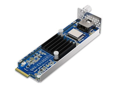 QNAP QXG-ES10G1T - Module d'extension - PCIe 3.0 x4 - 100M/1G/2.5G/5G/10 Gigabit Ethernet x 1