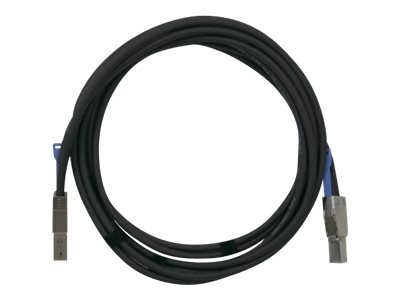 QNAP - Câble externe SAS - SAS 12Gbit/s - 36 pin 4x Mini SAS HD (SFF-8644) (M) pour 36 pin 4x Mini SAS HD (SFF-8644) (M) - 3 m - noir - pour QNAP QXP-1620S-B3616W