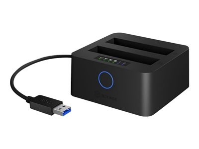 ICY BOX IB-2502CL-U3 - Station d'accueil HDD - 2.5" - SATA 6Gb/s - RAID JBOD - USB 3.0 - noir