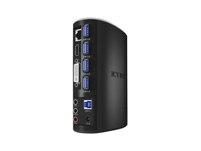 ICY BOX IB-DK2651AC - Station d'accueil - USB - DVI, HDMI - GigE