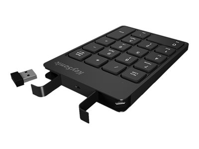 KeySonic KSK-N100RF - Pavé numérique - sans fil - 2.4 GHz - noir