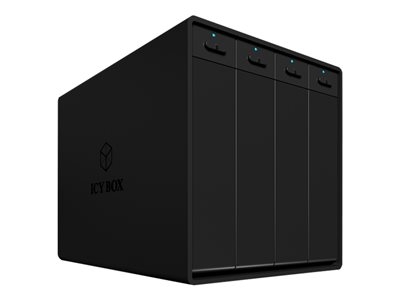 ICY BOX IB-3664SU3 - Baie de disques - 4 Baies (SATA-600) - USB 3.0, SATA 6Gb/s (externe)