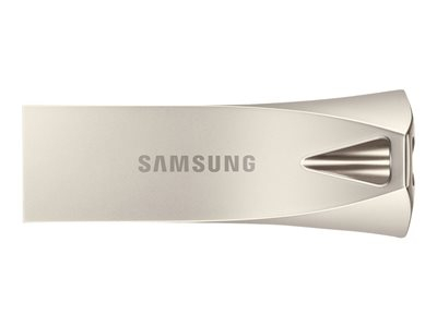 Samsung BAR Plus MUF-512BE3 - Clé USB - 512 Go - USB 3.2 Gen 1 - argent