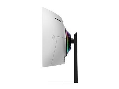 Samsung Odyssey OLED G9 S49DG954SU - G95SD Series - moniteur OLED - Intelligent - jeux - incurvé - 49" - 5120 x 1440 Dual Quad HD @ 240 Hz - 250 cd/m² - 1000000:1 - HDR10 - 0.03 ms - DisplayPort, Micro HDMI, HDMI - haut-parleurs - argent
