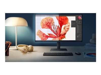 Samsung ViewFinity S8 S32D800UAU - S80UD Series - écran LED - USB - 32" - 3840 x 2160 UHD @ 60 Hz - VA - 350 cd/m² - 3000:1 - HDR10 - 5 ms - HDMI, DisplayPort, USB-C - noir
