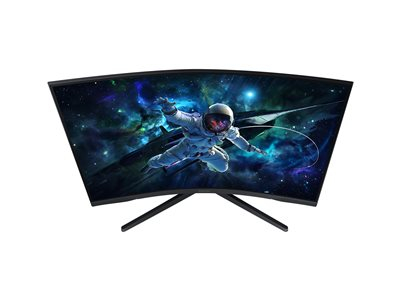 Samsung Odyssey G5 S32CG552EU - G55C Series - écran LED - jeux - incurvé - 32" - 2560 x 1440 QHD @ 165 Hz - VA - 300 cd/m² - 2500:1 - HDR10 - 1 ms - HDMI, DisplayPort - noir
