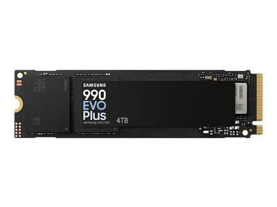 Samsung 990 EVO Plus MZ-V9S2T0 - SSD - chiffré - 4 To - interne - M.2 2280 - PCIe 5.0 x2 (NVMe) - AES 256 bits - TCG Opal Encryption 2.0