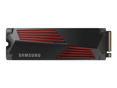 Samsung 990 PRO MZ-V9P1T0CW - SSD - chiffré - 1 To - interne - M.2 2280 - PCIe 4.0 x4 (NVMe) - AES 256 bits - TCG Opal Encryption 2.0 - dissipateur de chaleur intégré