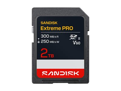 Extreme PRO UHS-II Cards UHS-II 2TB