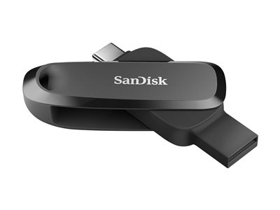 SanDisk Phone - Clé USB - 64 Go - USB 3.2 Gen 1 / USB-C - noir