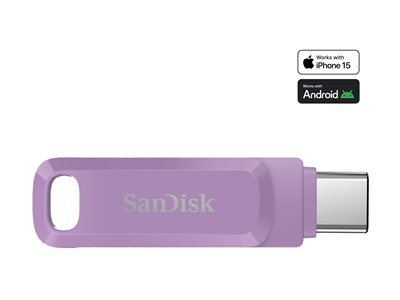 SanDisk Ultra Dual Drive Go - Clé USB - 512 Go - USB 3.2 Gen 1 / USB-C - vert absinthe