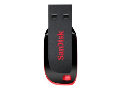 SanDisk Cruzer Blade - Clé USB - 64 Go - USB 2.0 - bleu électrique